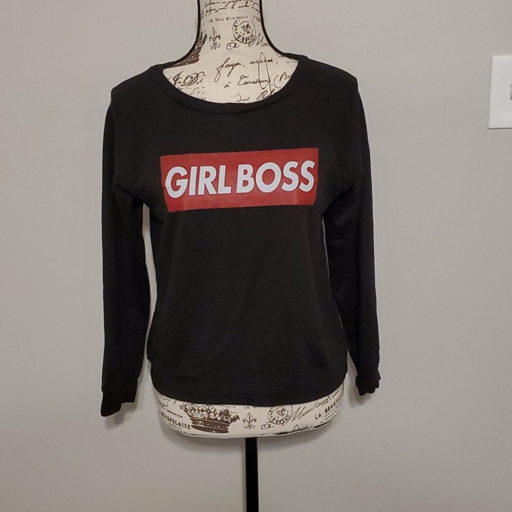 Long Sleeve "Girl Boss" shirt